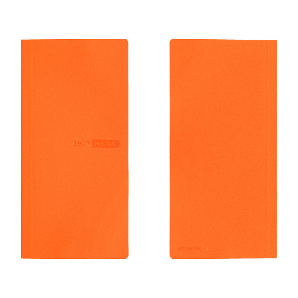 Hobonichi Techo 2027 Weeks MEGA ENG - Sneaker: Mandarin Orange