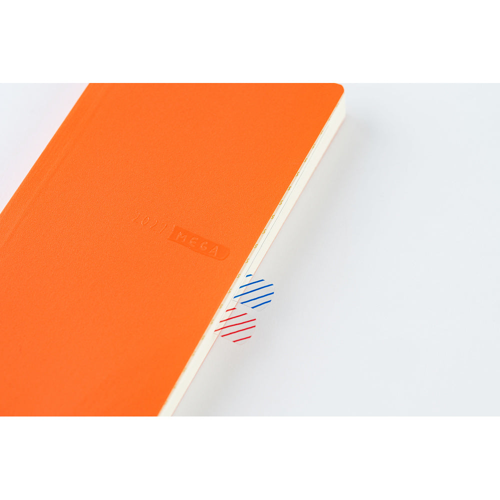 Hobonichi Techo 2027 Weeks MEGA ENG - Sneaker: Mandarin Orange