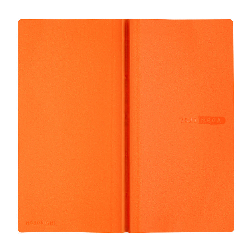 Hobonichi Techo 2027 Weeks MEGA JPN - Sneaker: Mandarin Orange
