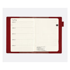Hobonichi Techo 5-Year Techo Leather A5 Large Size Cover Red