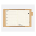 Hobonichi Techo 5-Year Techo Leather A5 Large Size Cover Natural