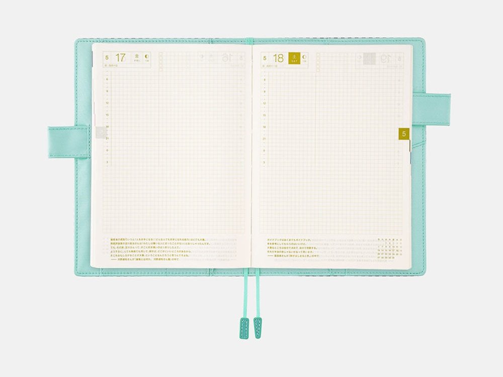 Hobonichi Techo A5 Cousins Gingham (Black)        Cover Only