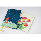 Hobonichi Techo A5 Cousins Keiko Shibata: Gentle breeze in a dandelion field Cover Only