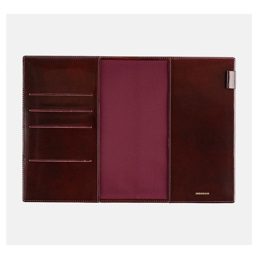 Hobonichi Techo A5 Cousins Leather: Taut Bordeaux Cover Only