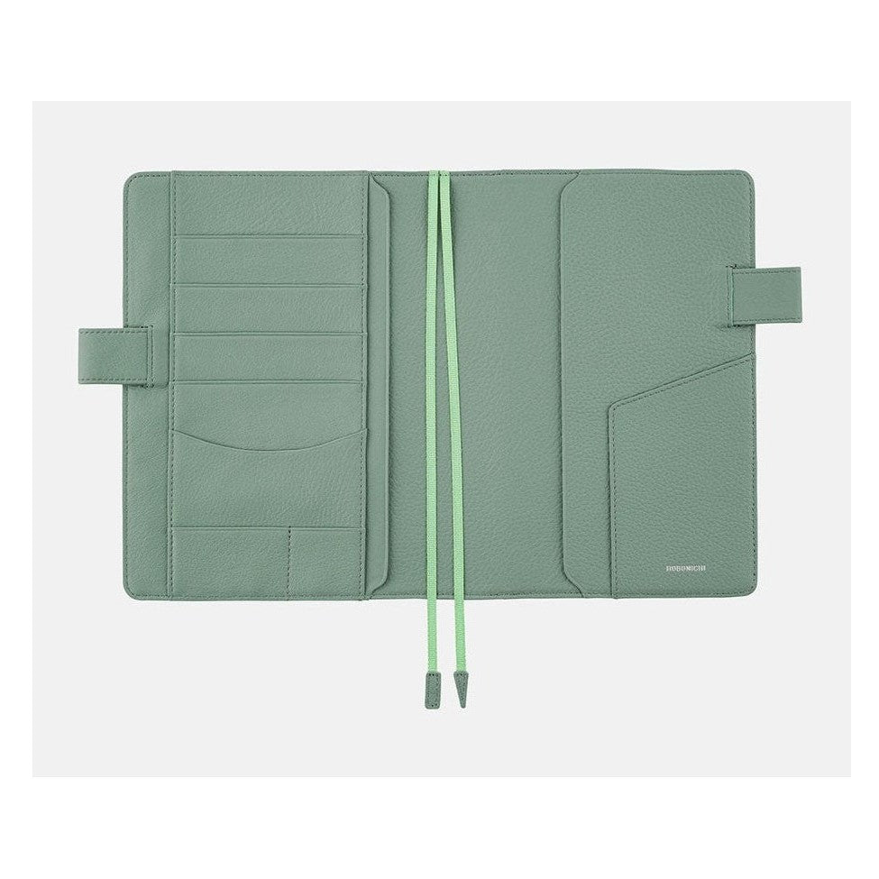 Hobonichi Techo A5 Cousins Leather: Water Green Cover Only