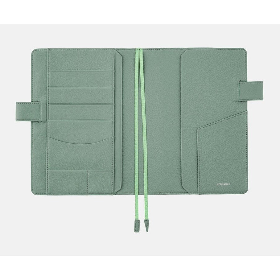 Hobonichi Techo A5 Cousins Leather: Water Green Cover Only