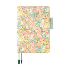 Hobonichi Techo A5 Cousins Liberty Fabrics: Hollyhocks Orange Cover Only