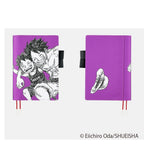 Purple Hobonichi Techo A5 One Piece Luffy cover with child and adult artwork