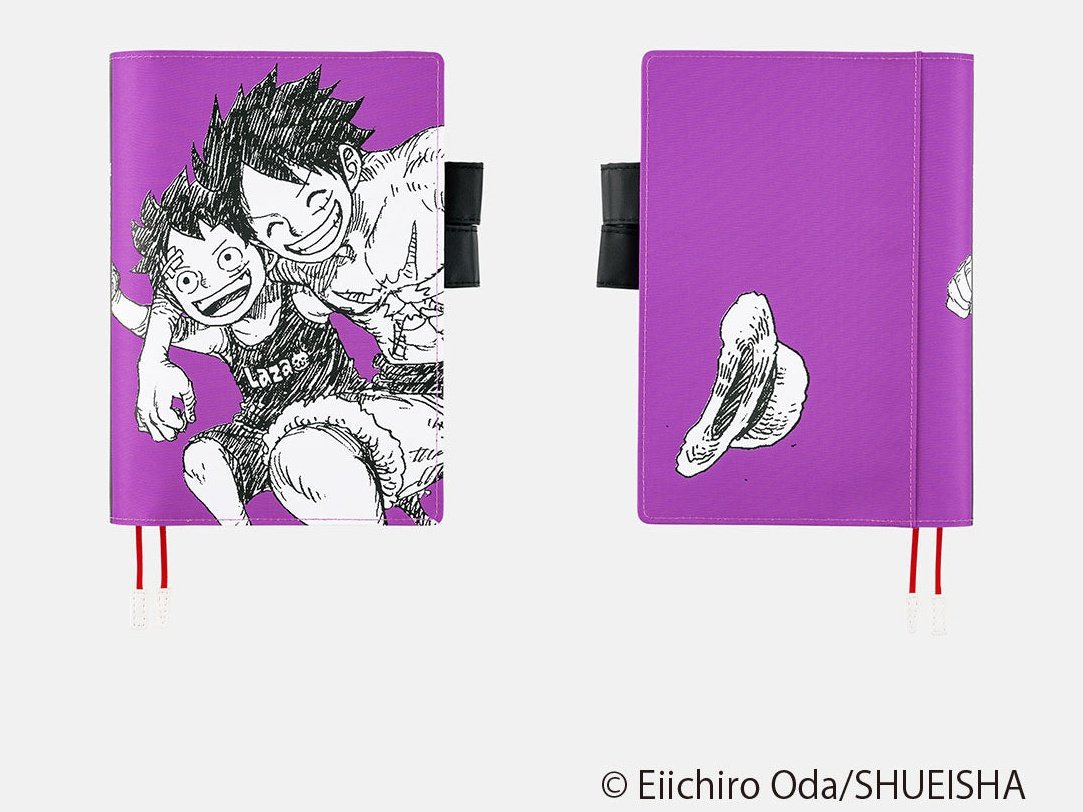 Hobonichi Techo A5 Cousins ONE PIECE magazine: Straw Hat Luffy Purple A5 Cover Only