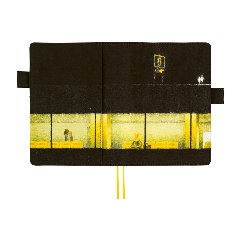 Hobonichi Techo A5 Cousins Planner Cover - Akiko Miyakoshi: An Airport at Night