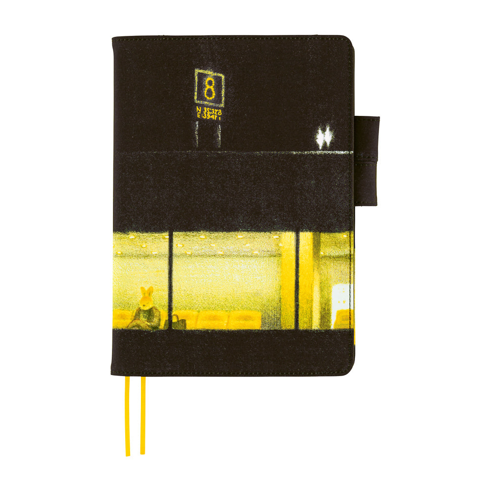 Hobonichi Techo A5 Cousins Planner Cover - Akiko Miyakoshi: An Airport at Night