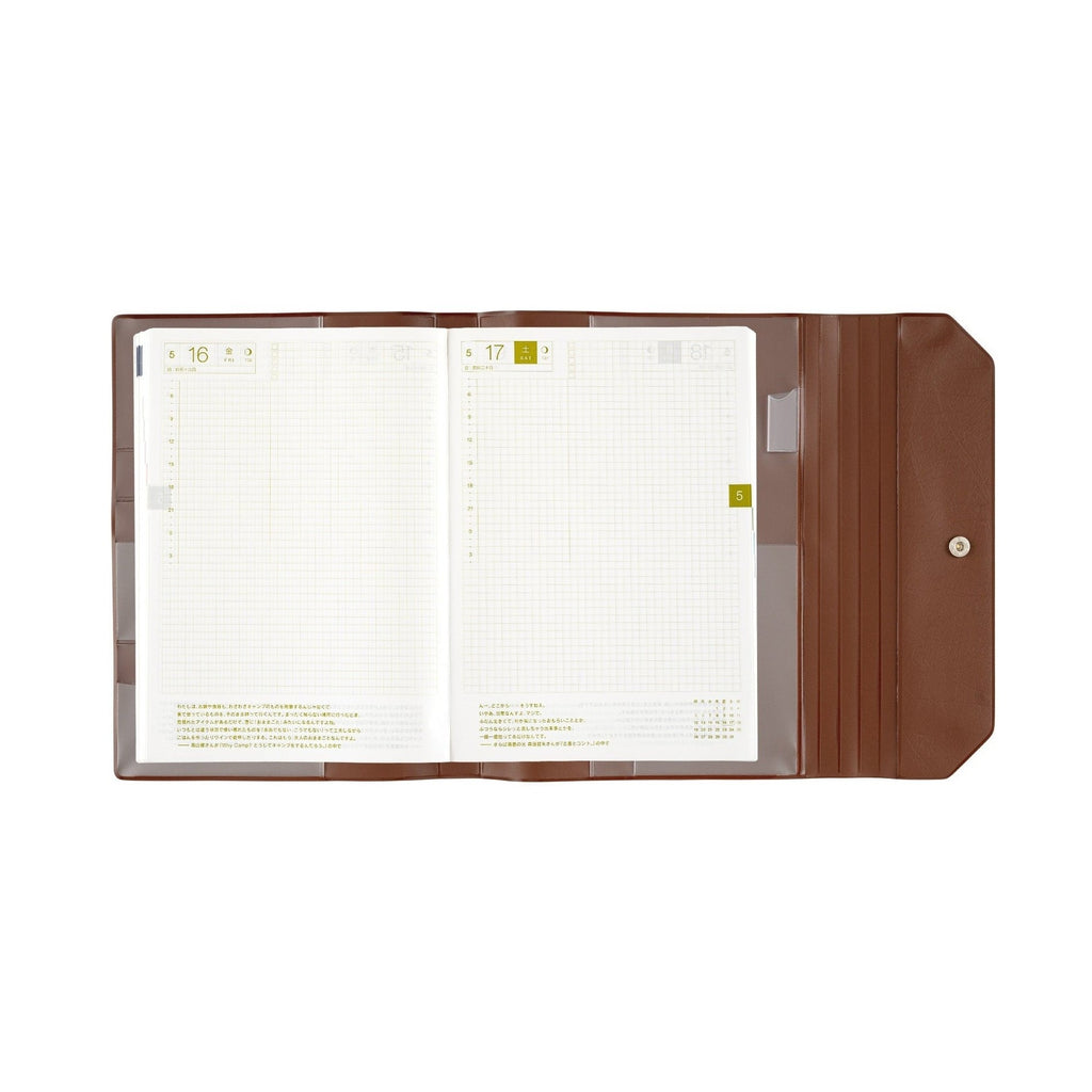 Hobonichi Techo A5 Cousins Planner Cover - Alettone Brown