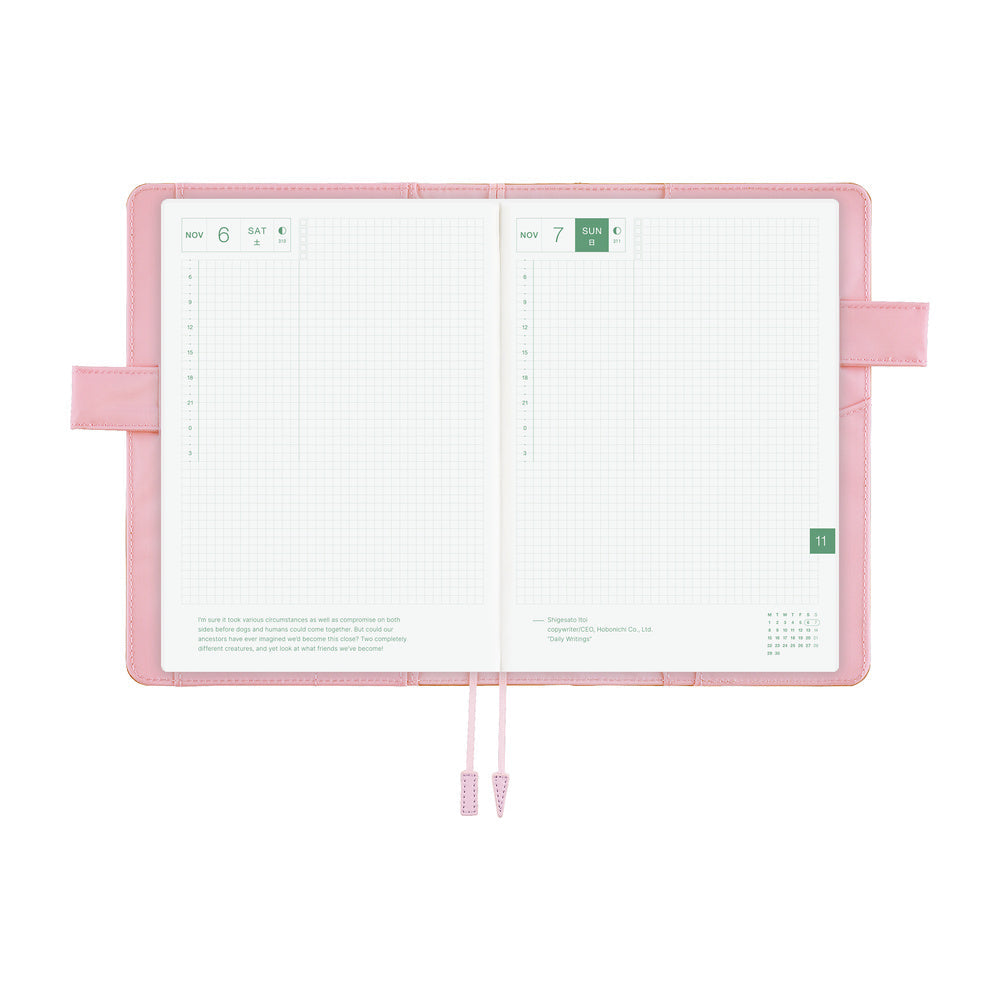 Hobonichi Techo A5 Cousins Planner Cover - Colours: Chiffon Greige