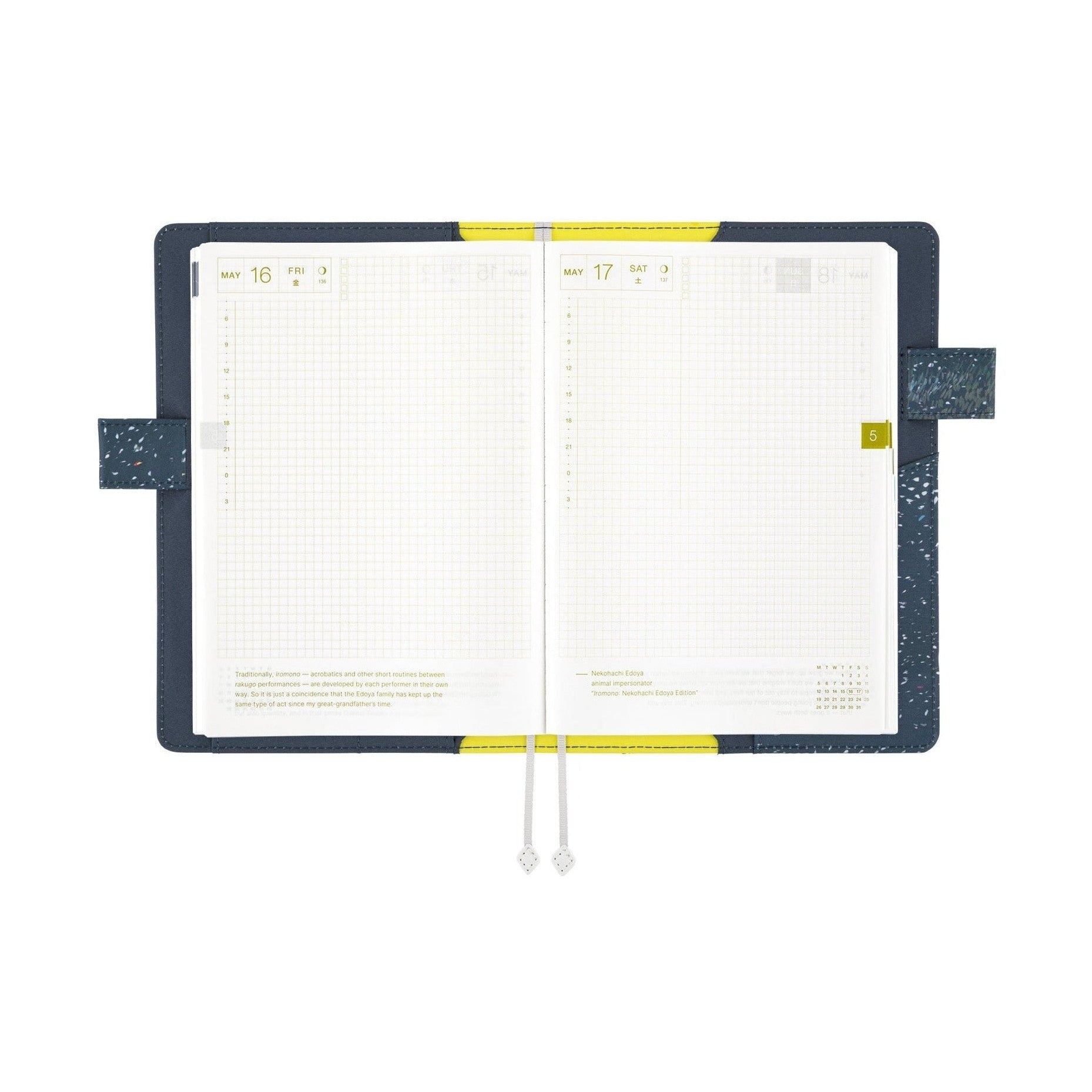 Hobonichi Techo A5 Cousins Planner Cover - Hiroko Kubota: The Tone of Illuminated Flowers