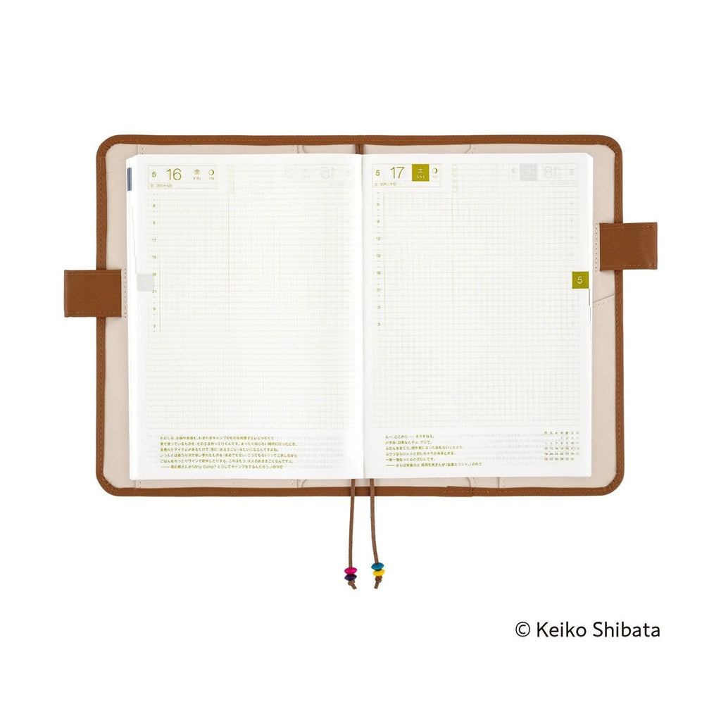 Hobonichi Techo A5 Cousins Planner Cover - Keiko Shibata: Emotional Reunion with Kariya-san