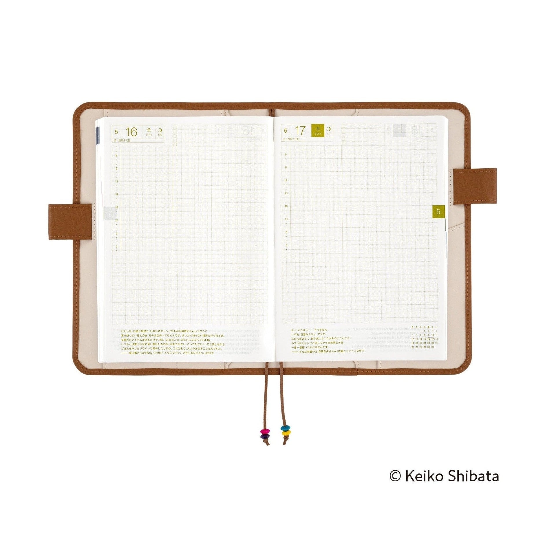 Hobonichi Techo A5 Cousins Planner Cover - Keiko Shibata: Emotional Reunion with Kariya-san