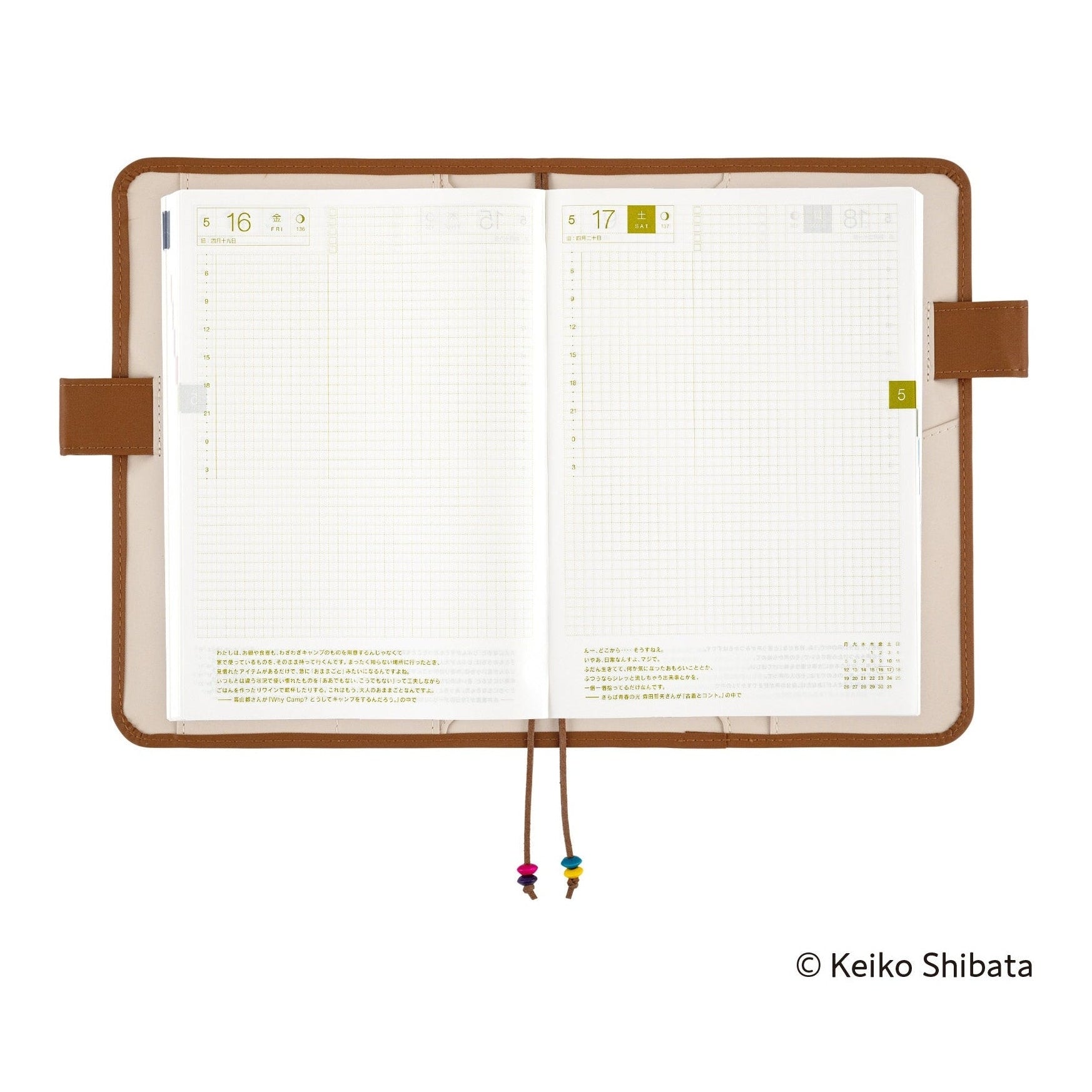 Hobonichi Techo A5 Cousins Planner Cover - Keiko Shibata: Emotional Reunion with Kariya-san