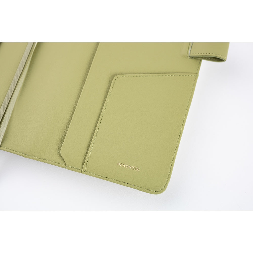 Hobonichi Techo A5 Cousins Planner Cover - Leather: Sage Green
