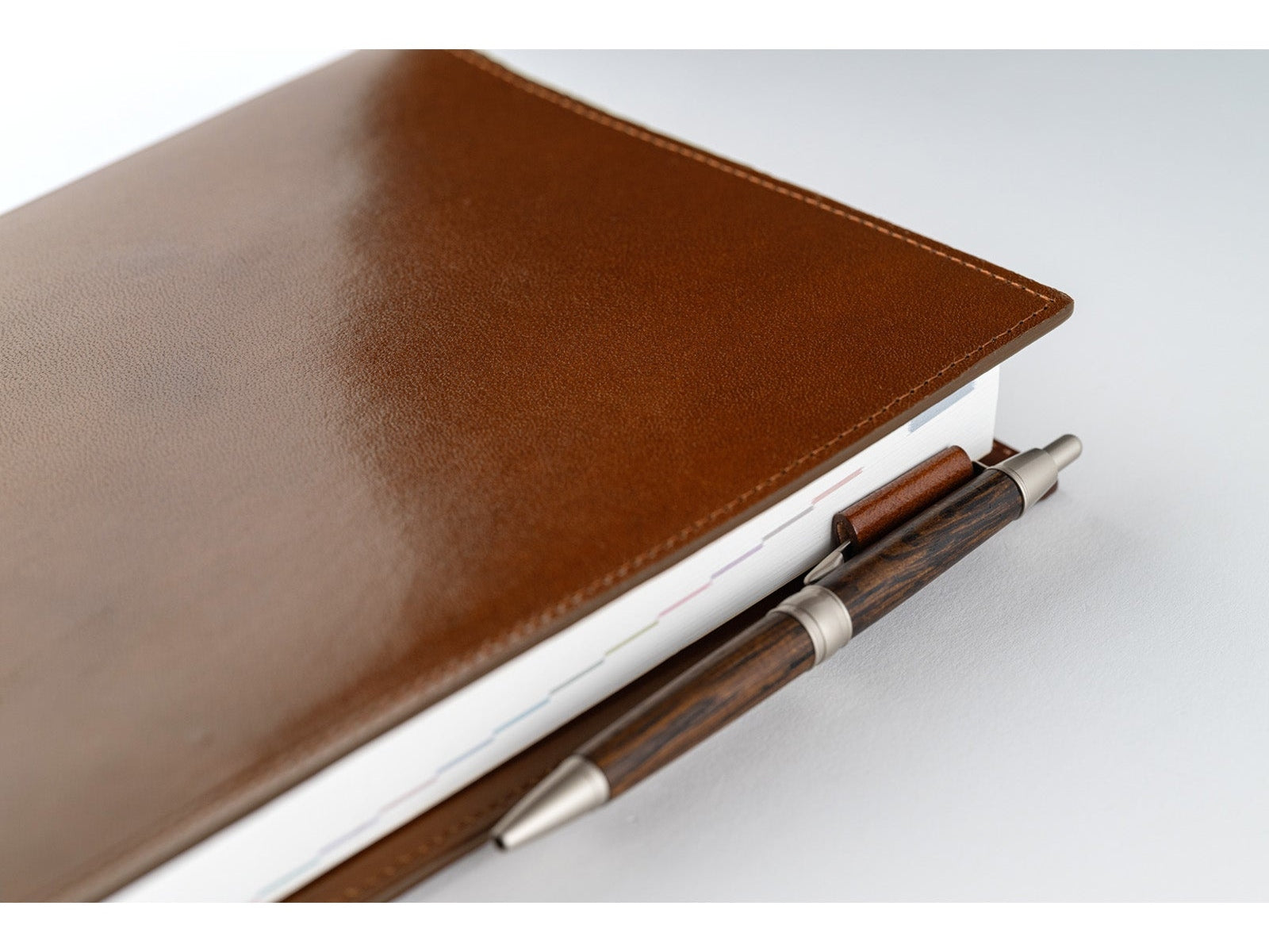 Hobonichi Techo A5 Cousins Planner Cover - Leather: Taut Brown