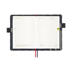 Hobonichi Techo A5 Cousins Planner Cover - Lined Fabric: Twill Navy x Gray