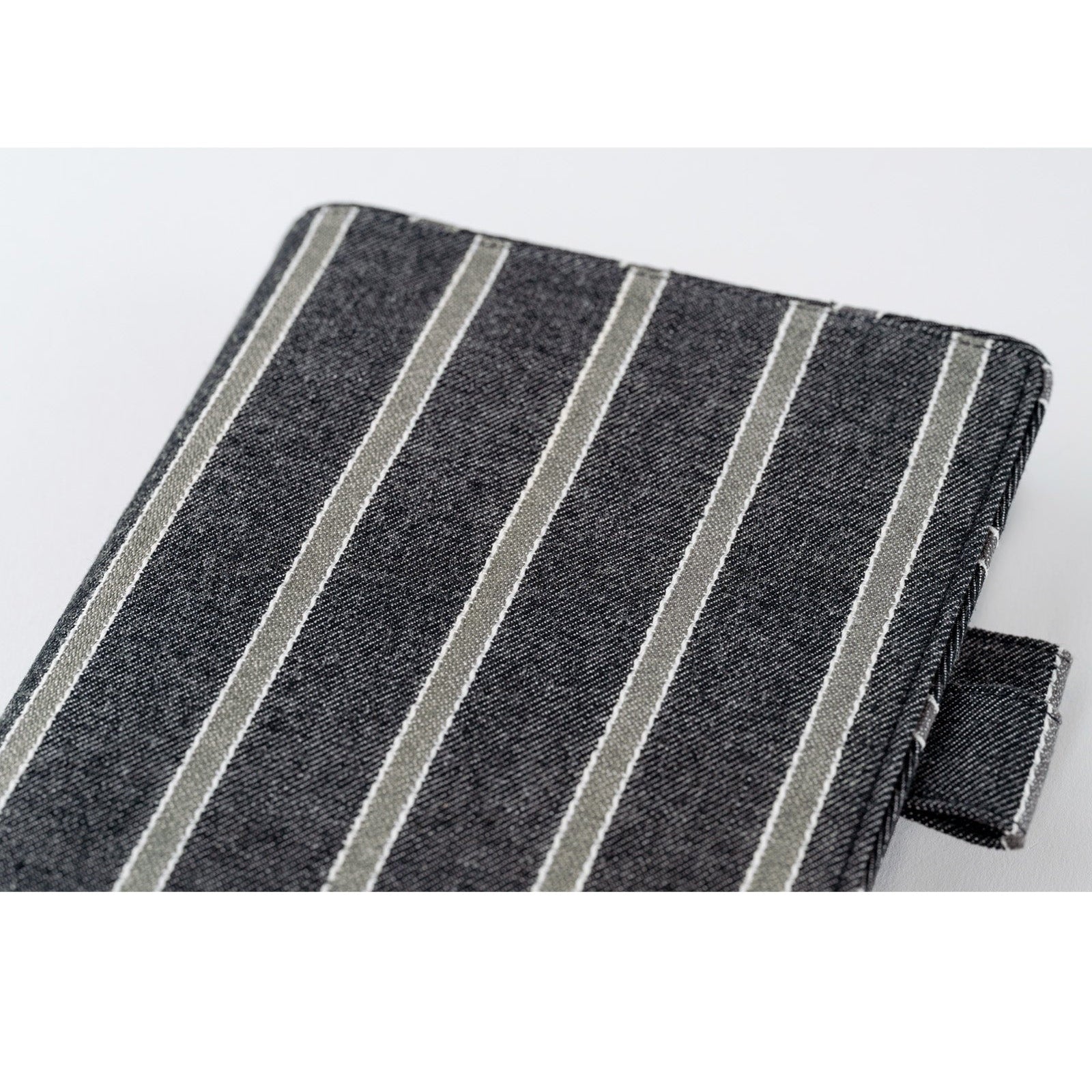 Hobonichi Techo A5 Cousins Planner Cover - Lined Fabric: Twill Navy x Gray