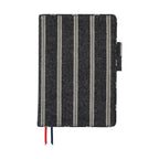 Hobonichi Techo A5 Cousins Planner Cover - Lined Fabric: Twill Navy x Gray