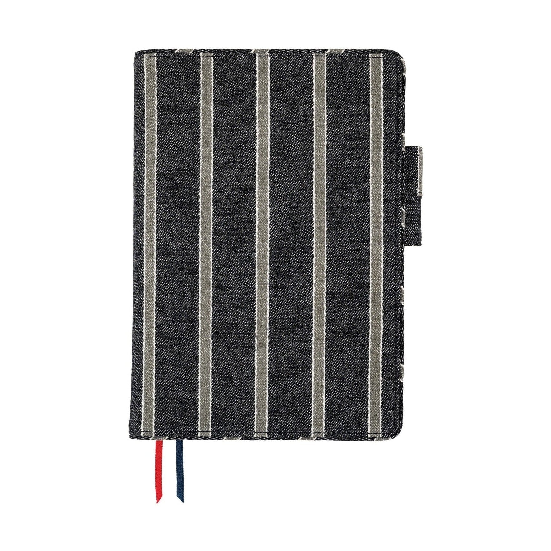 Hobonichi Techo A5 Cousins Planner Cover - Lined Fabric: Twill Navy x Gray