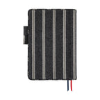 Hobonichi Techo A5 Cousins Planner Cover - Lined Fabric: Twill Navy x Gray