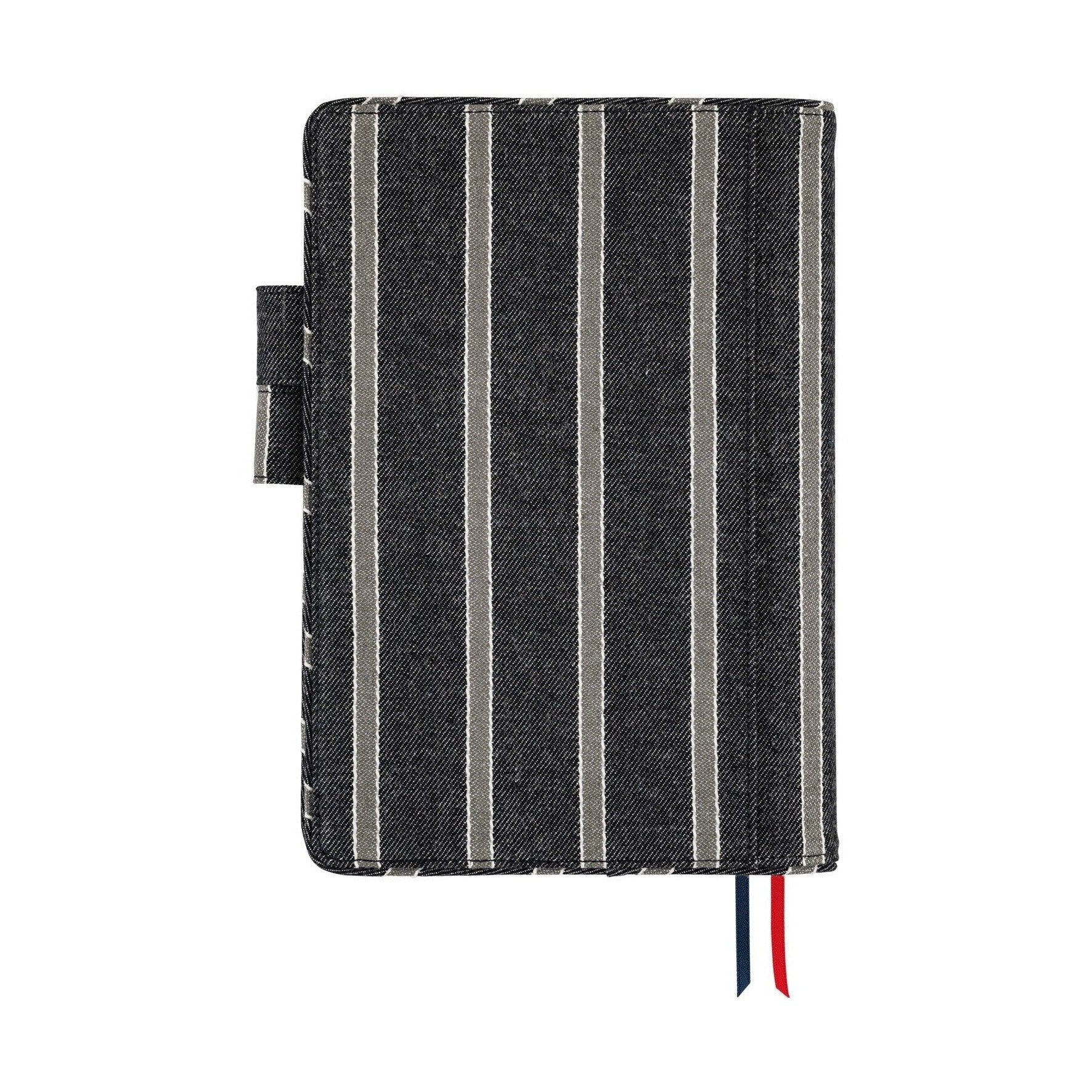 Hobonichi Techo A5 Cousins Planner Cover - Lined Fabric: Twill Navy x Gray