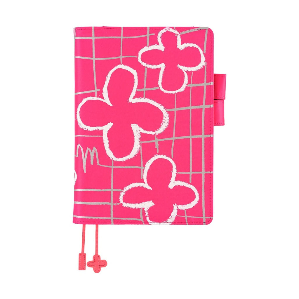 Hobonichi Techo A5 Cousins Planner Cover - Makoto Matsubayashi: Pink Flowers