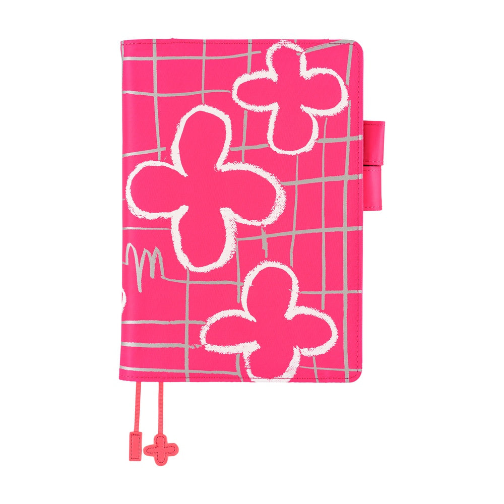 Hobonichi Techo A5 Cousins Planner Cover - Makoto Matsubayashi: Pink Flowers