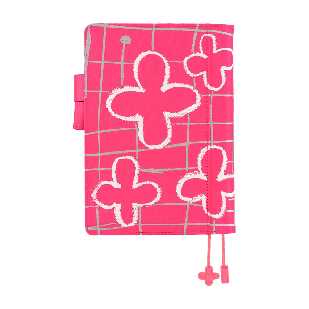 Hobonichi Techo A5 Cousins Planner Cover - Makoto Matsubayashi: Pink Flowers
