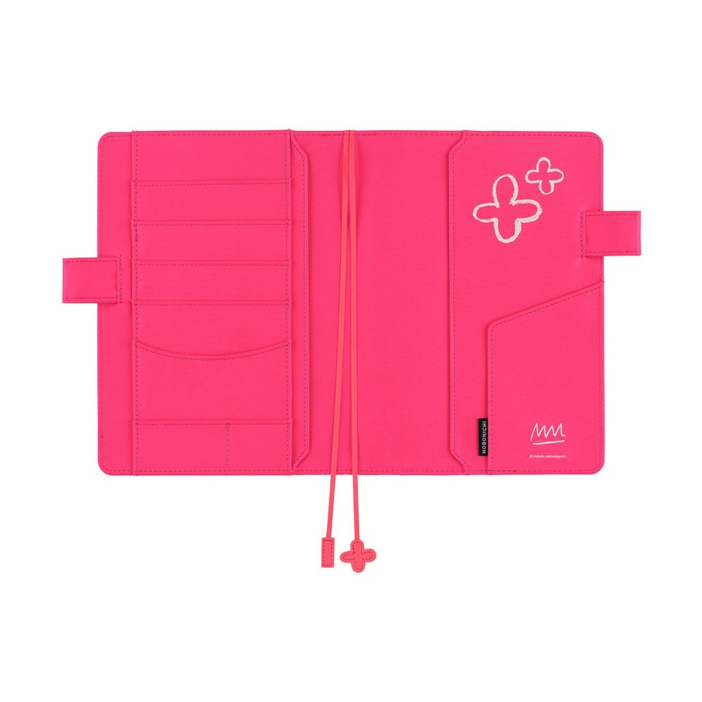 Hobonichi Techo A5 Cousins Planner Cover - Makoto Matsubayashi: Pink Flowers