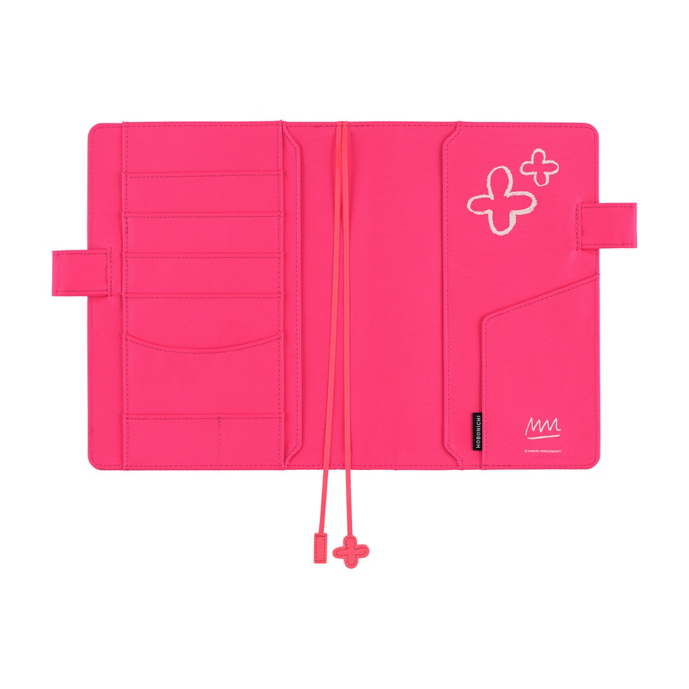 Hobonichi Techo A5 Cousins Planner Cover - Makoto Matsubayashi: Pink Flowers