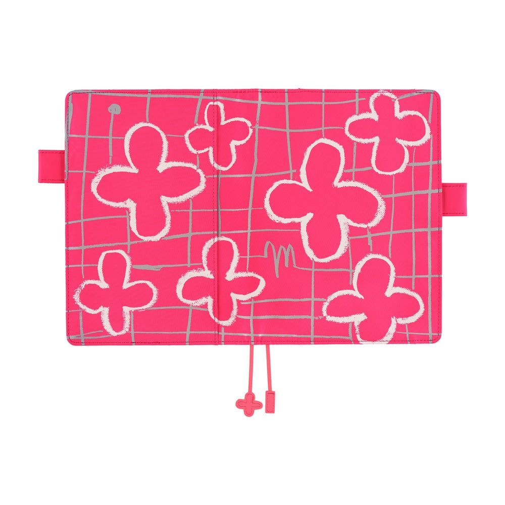 Hobonichi Techo A5 Cousins Planner Cover - Makoto Matsubayashi: Pink Flowers