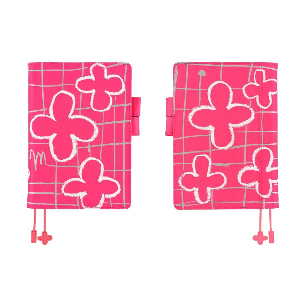 Hobonichi Techo A5 Cousins Planner Cover - Makoto Matsubayashi: Pink Flowers