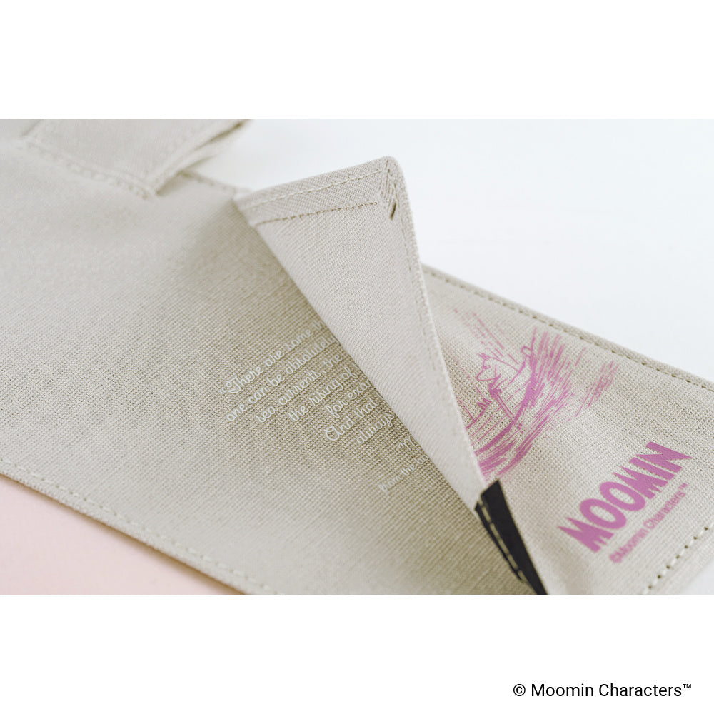 Hobonichi Techo A5 Cousins Planner Cover - Moomin: My Yard (Pink Grey)