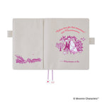 Hobonichi Techo A5 Cousins Planner Cover - Moomin: My Yard (Pink Grey)