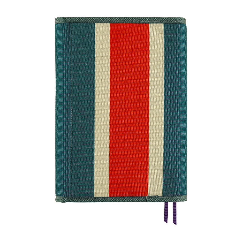 Hobonichi Techo A5 Cousins Planner Cover - Natal Design: Hello New Day! (Retro Stripe)