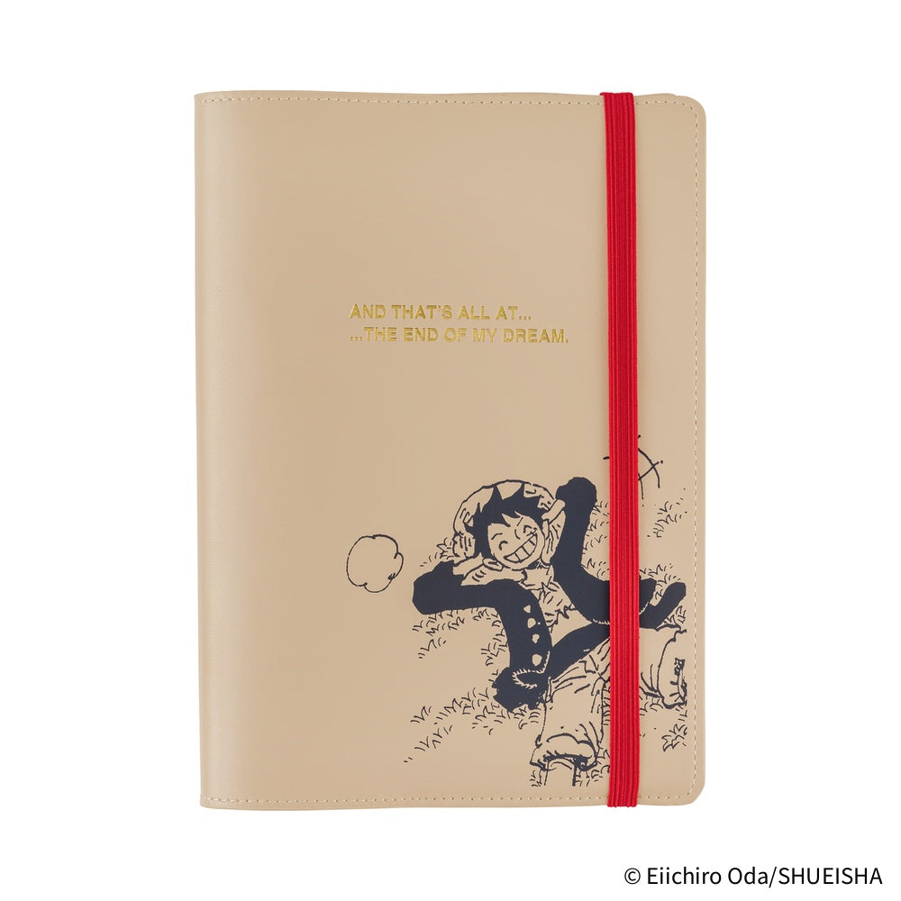 Hobonichi Techo A5 Cousins Planner Cover - ONE PIECE magazine: End of Luffy’s Dream Sand Beige