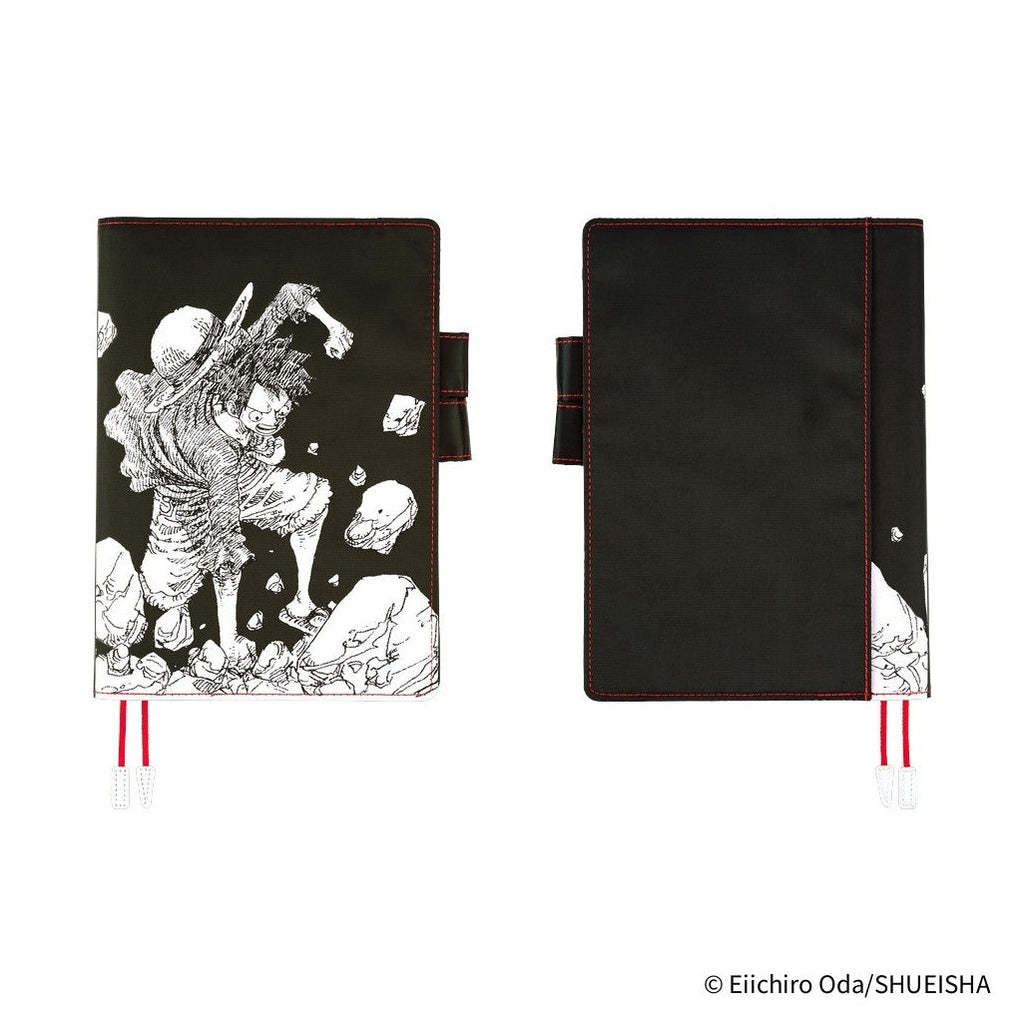Hobonichi Techo A5 Cousins Planner Cover - ONE PIECE magazine: Straw Hat Luffy Black