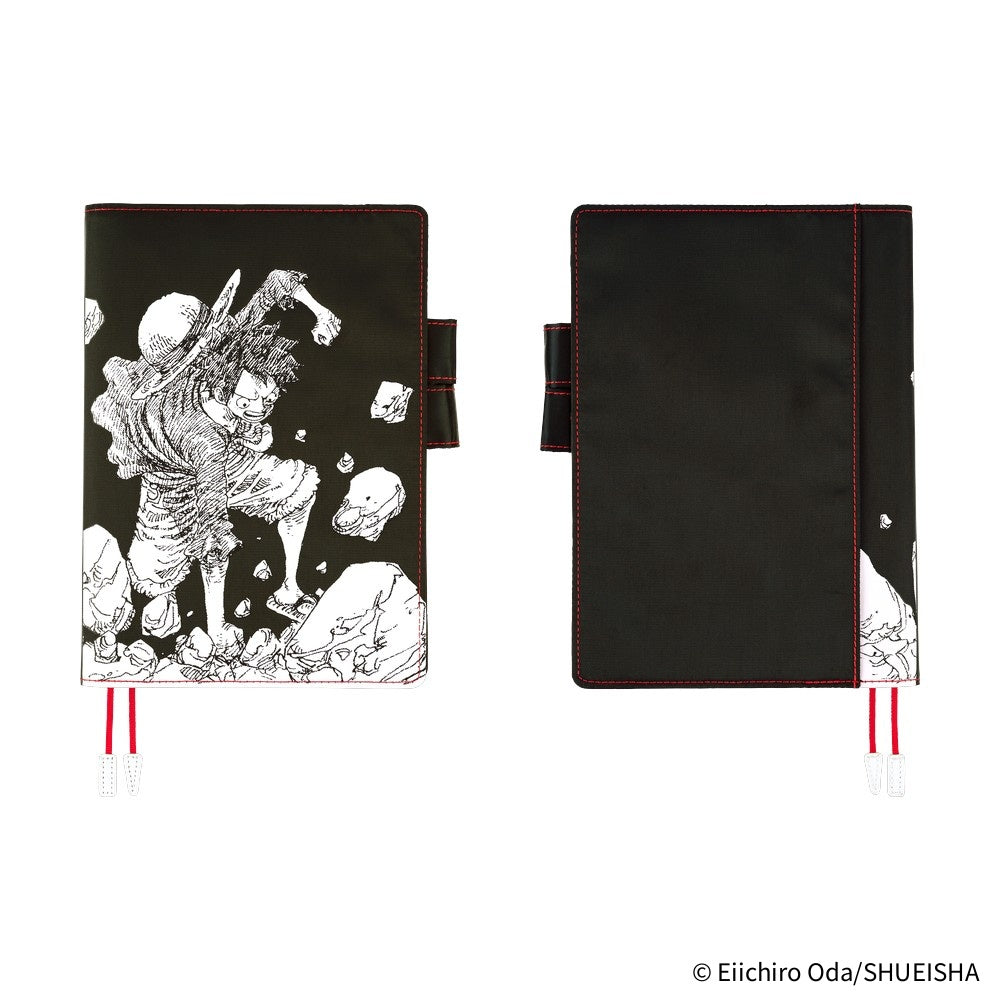 Hobonichi Techo A5 Cousins Planner Cover - ONE PIECE magazine: Straw Hat Luffy Black