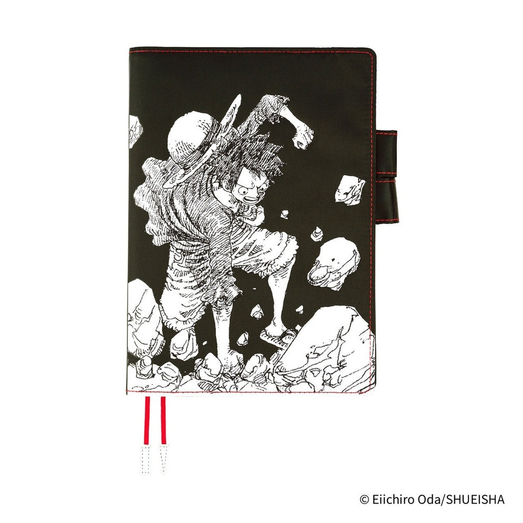Hobonichi Techo A5 Cousins Planner Cover - ONE PIECE magazine: Straw Hat Luffy Black