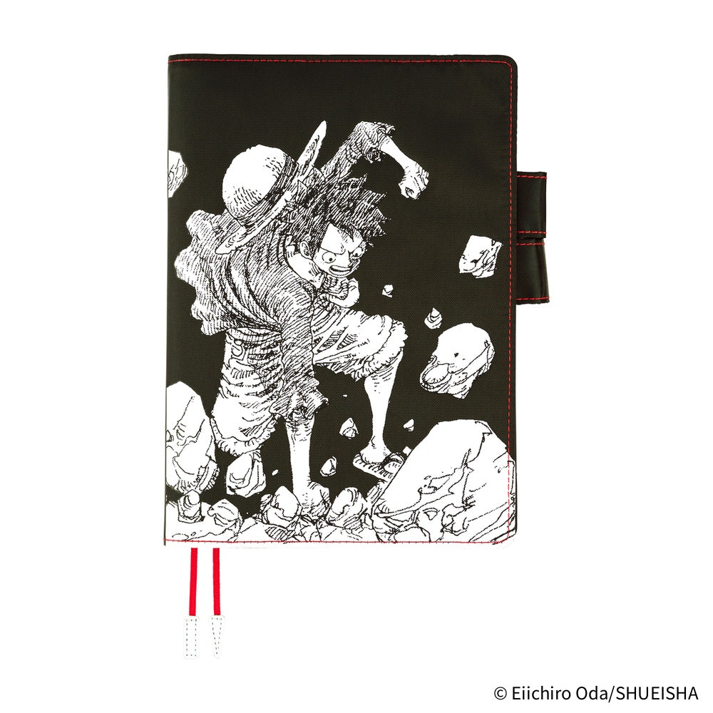 Hobonichi Techo A5 Cousins Planner Cover - ONE PIECE magazine: Straw Hat Luffy Black