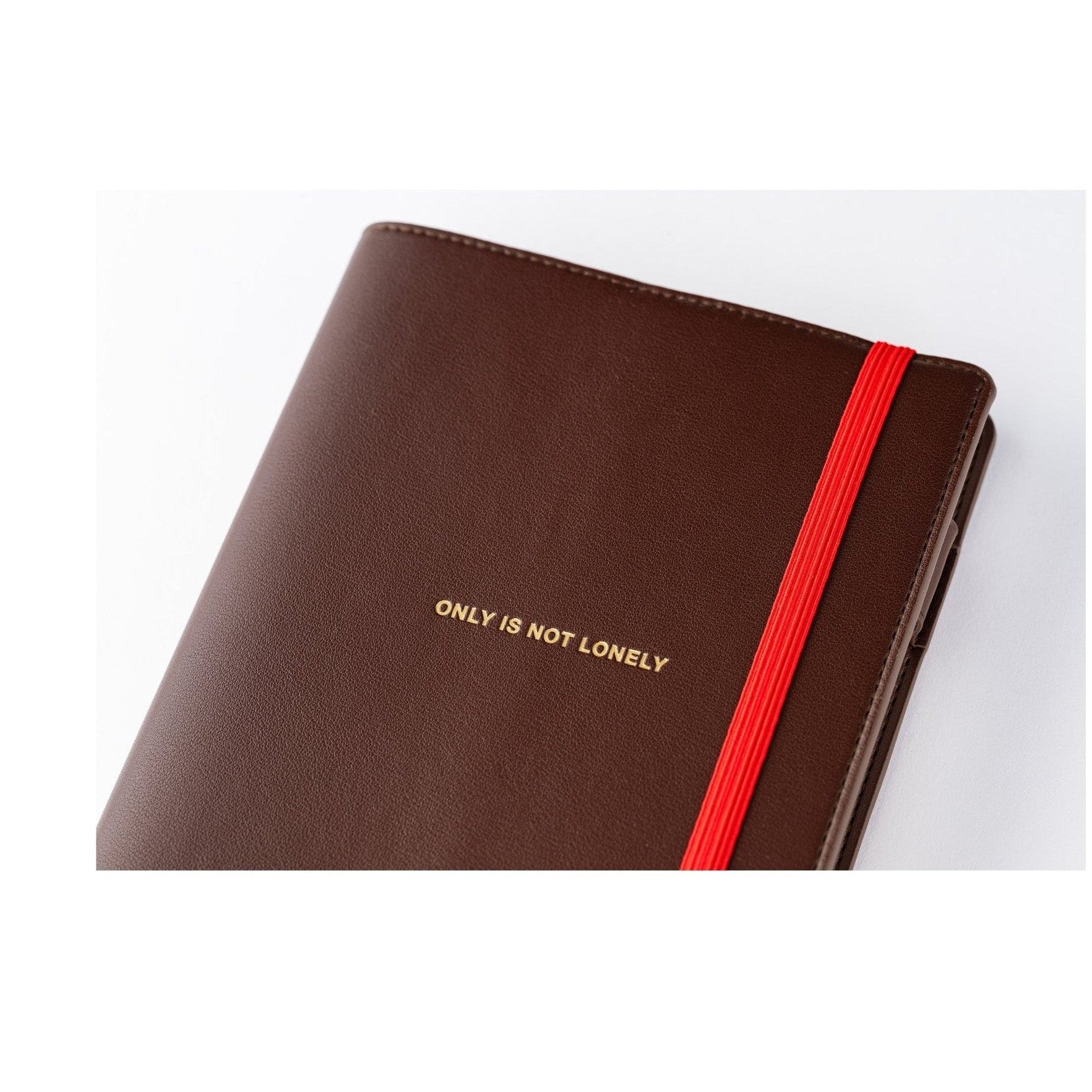 Hobonichi Techo A5 Cousins Planner Cover - Only is Not Lonely Chocolate