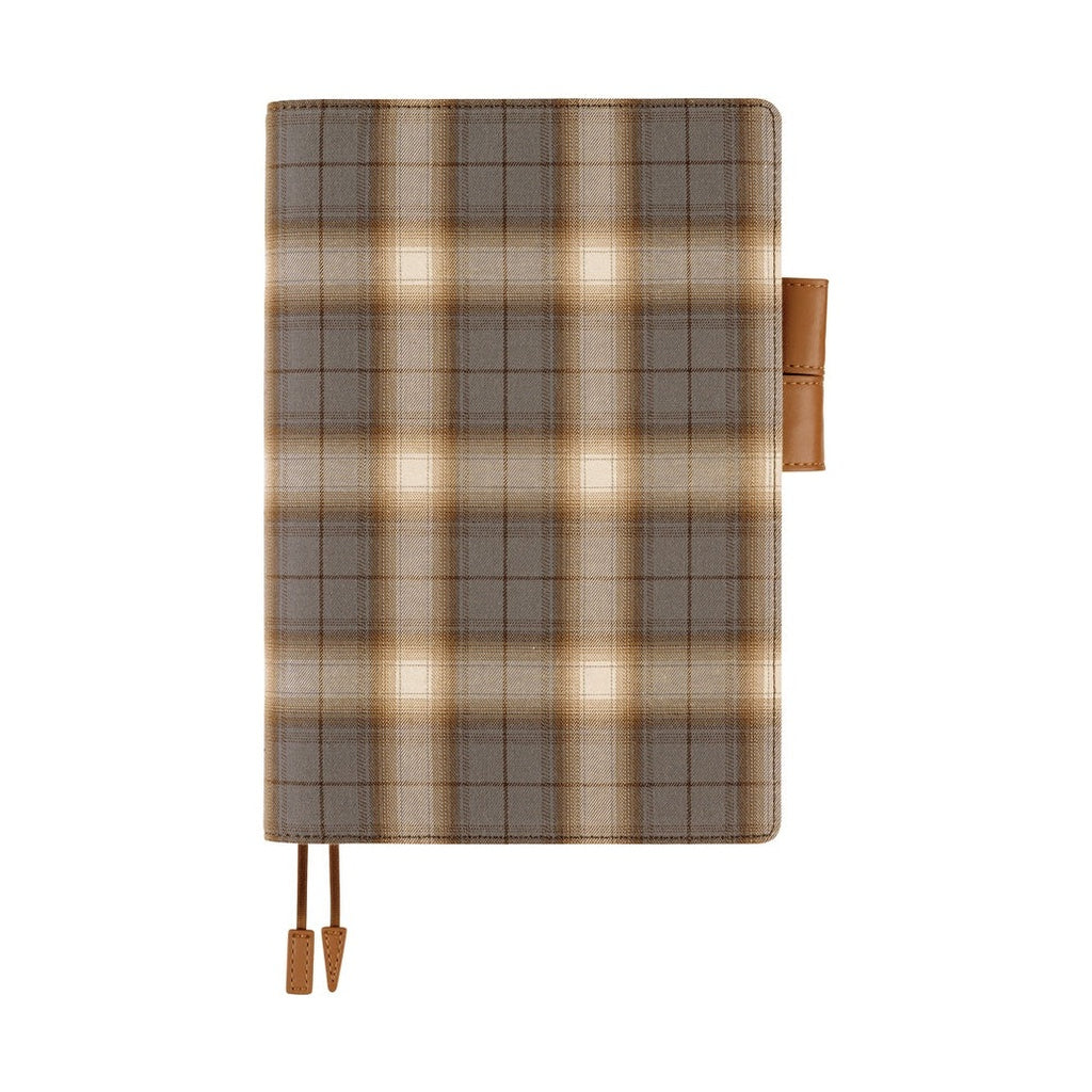 Hobonichi Techo A5 Cousins Planner Cover - Shirt Fabric: Foggy Plaid