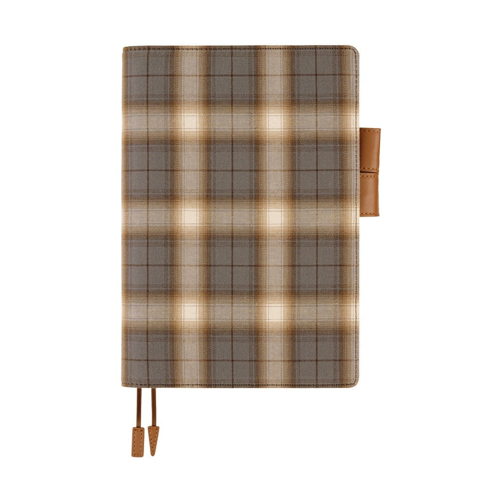 Hobonichi Techo A5 Cousins Planner Cover - Shirt Fabric: Foggy Plaid