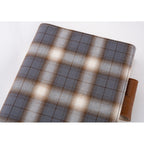 Hobonichi Techo A5 Cousins Planner Cover - Shirt Fabric: Foggy Plaid