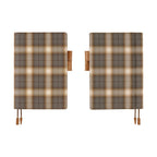 Hobonichi Techo A5 Cousins Planner Cover - Shirt Fabric: Foggy Plaid