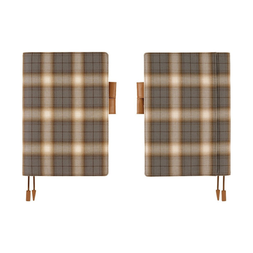 Hobonichi Techo A5 Cousins Planner Cover - Shirt Fabric: Foggy Plaid